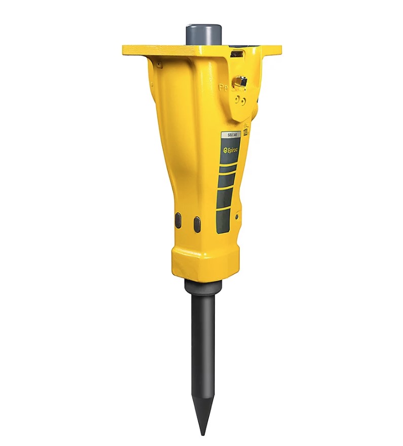 Mini Excavator Epiroc Hydraulic Breaker SBU340 Rasmussen Equipment Mini Excavator Epiroc Hydraulic Breaker SBU340 Rasmussen Equipment